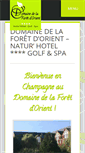 Mobile Screenshot of domaine-foret-orient.com